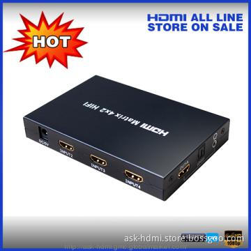 Hot HIFI HDMI Matrix  4X2 HEC